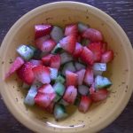 Savory Strawberry Cucumber Salad