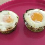 Spinach-Cauli Cup Eggs