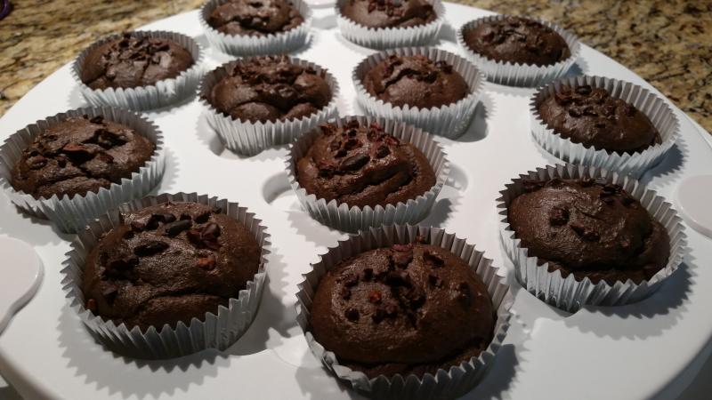 Healthy Chocolate Muffins / Cupcakes