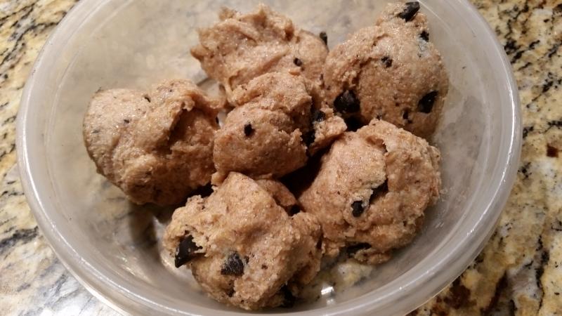Dairy-Free Chocolate Chip Cookie Dough Balls (or Cookies)