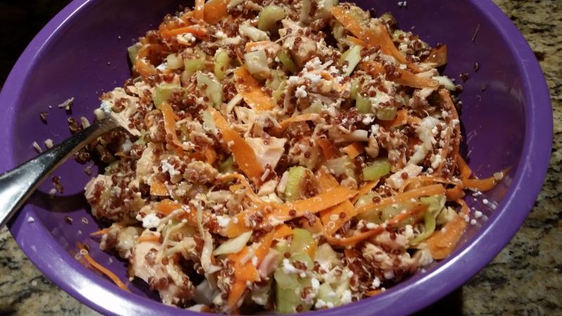 Buffalo Chicken Quinoa Salad