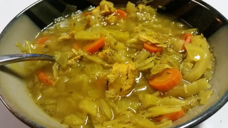 Chicken No-Noodle Soup