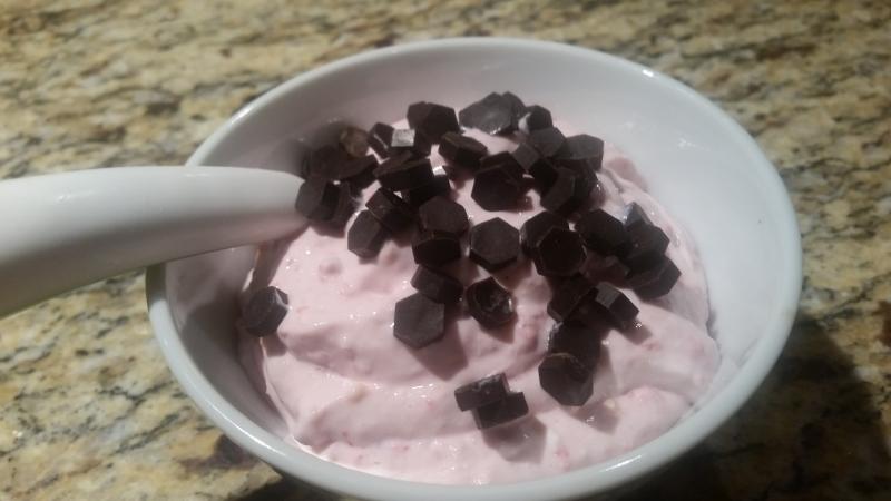 COcolate Chip Raspberry Mousse