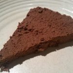 Dairy-Free Crustless Brownie Cheesecake