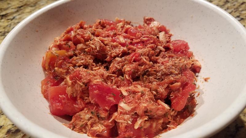 Tomato Basil Tuna Salad