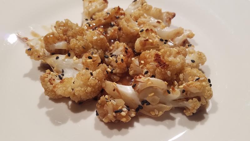 Sesame Garlic Cauliflower