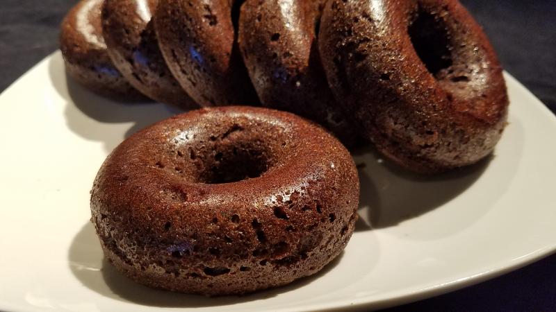 Chocolate Cake Donuts