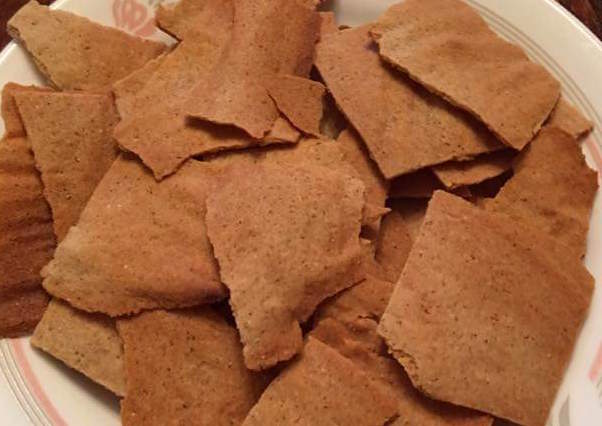 Cassava Almond Crackers