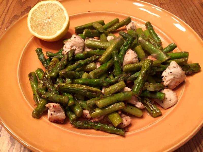 Chicken Asparagus Stir Fry