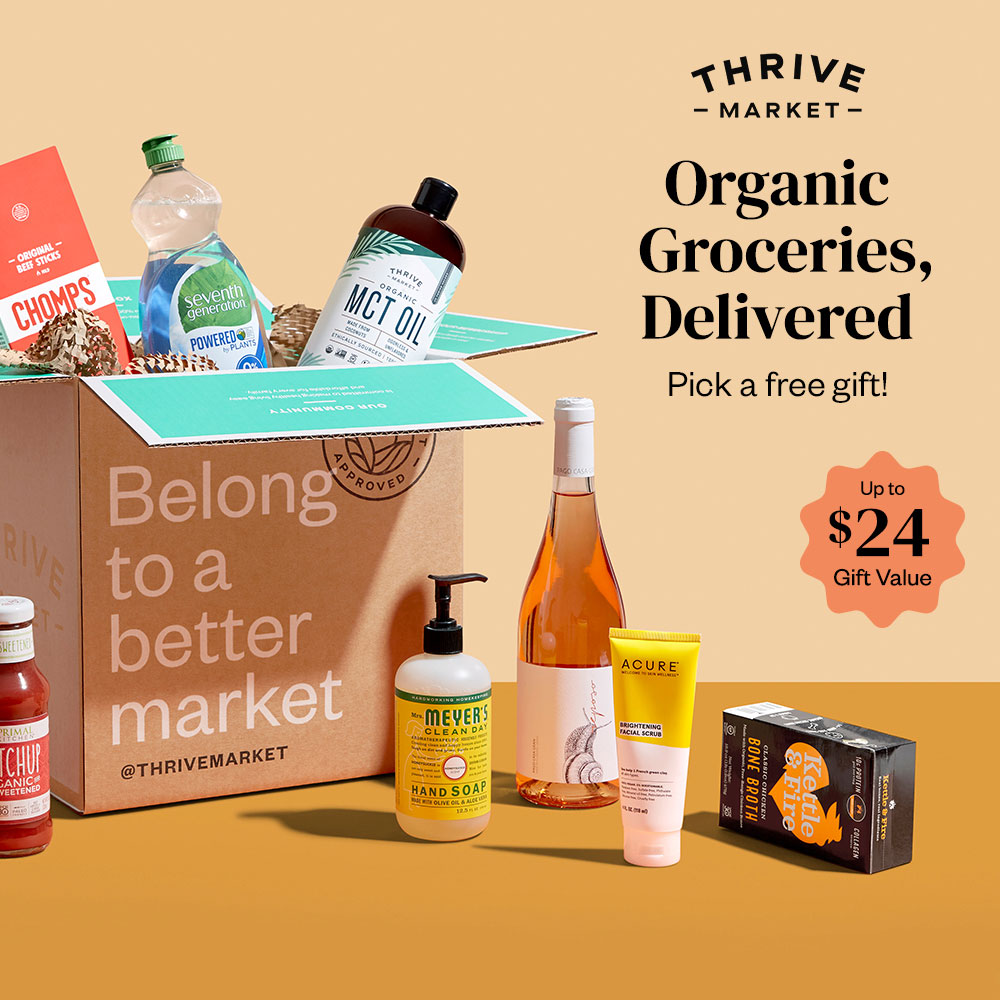 We have partnered with Thrive Market