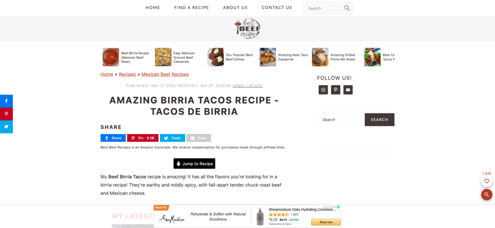 Amazing Birria Tacos Recipe - Tacos de Birria - Best Beef Recipes