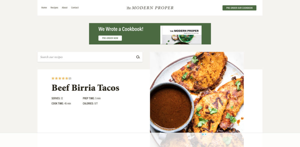 Beef Birria Tacos - The Modern Proper