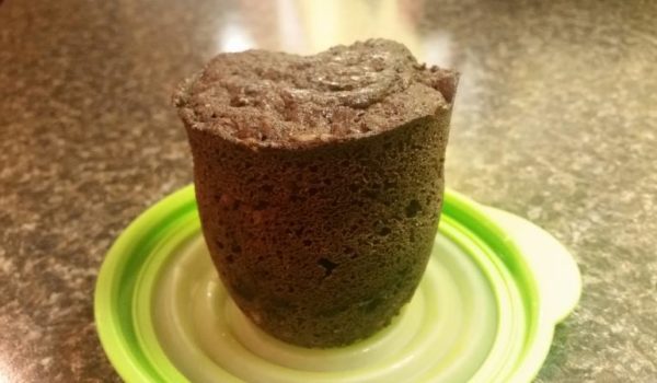 Chocolate Raspberry Coconut Mug Muffin