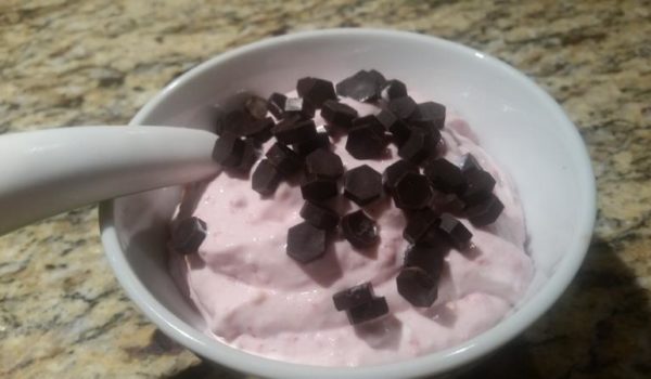 COcolate Chip Raspberry Mousse