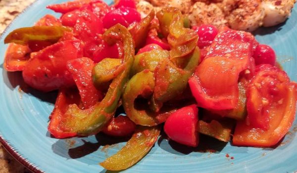 Memphis Style Peppers &amp; Tomatoes
