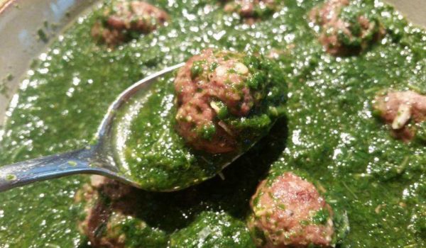 Meatball Spinach Soup